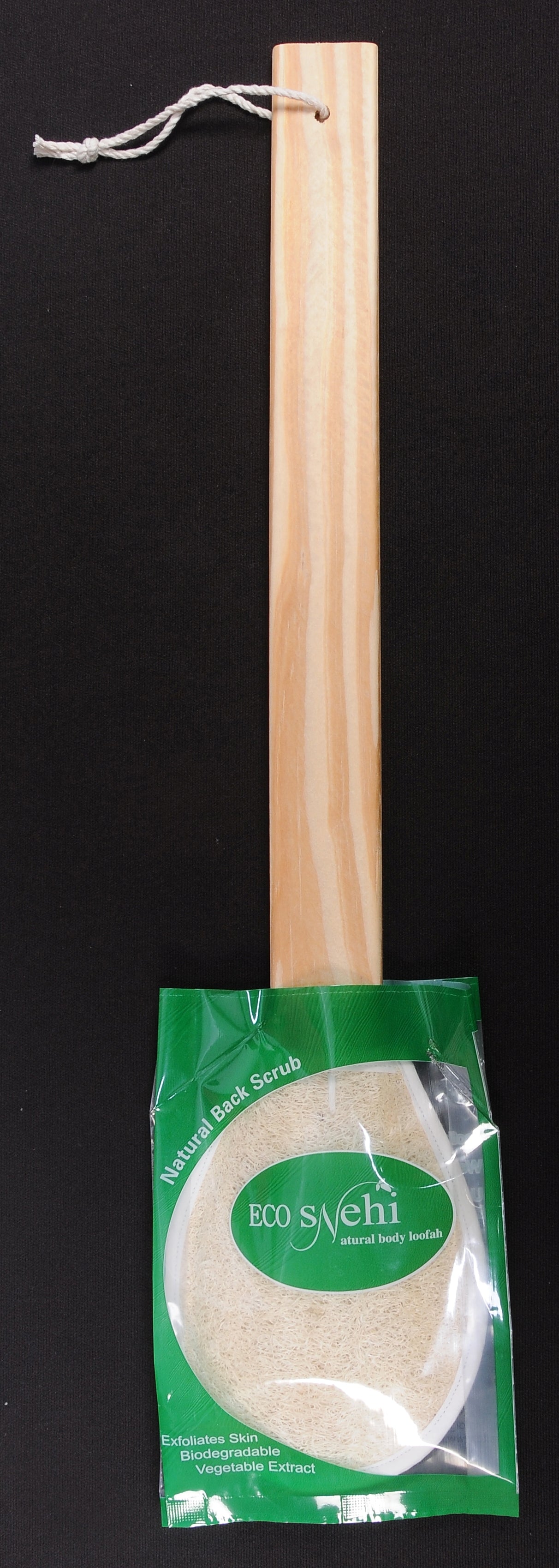Natural Loofah Wodden Back Scrub 85 GM