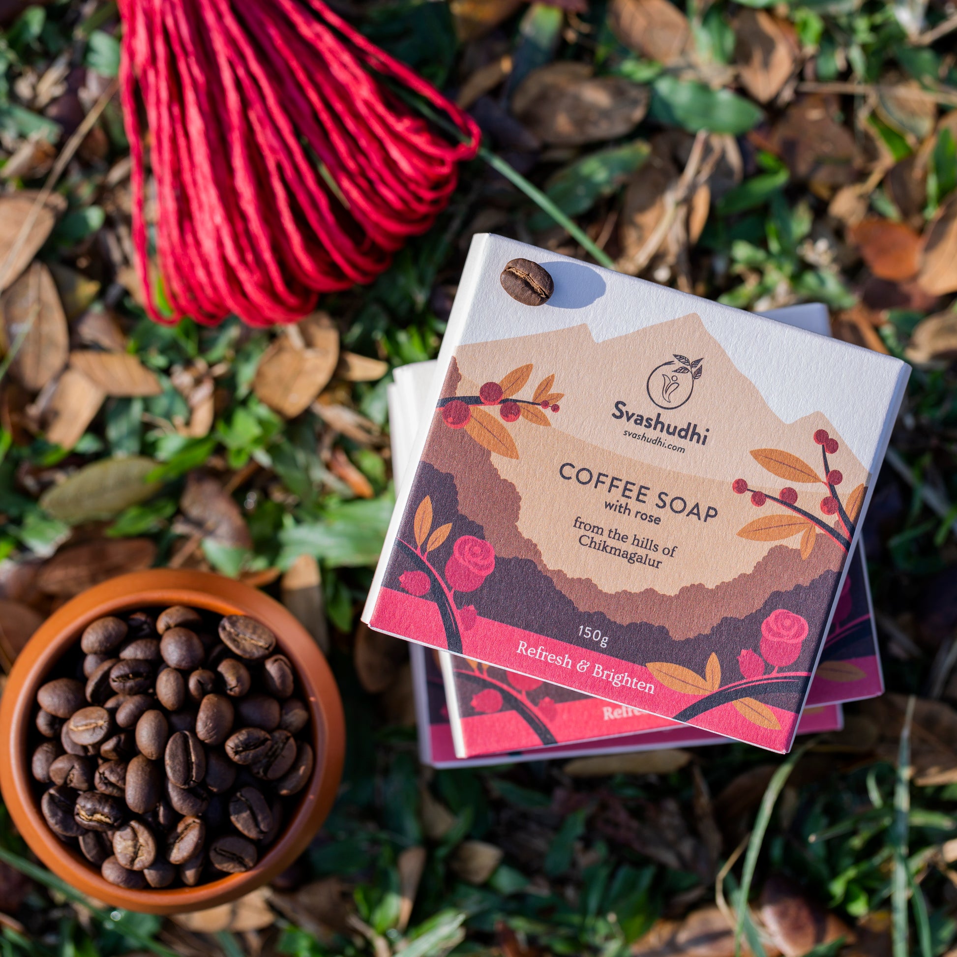 Coffee Soap With Rose 150 GM