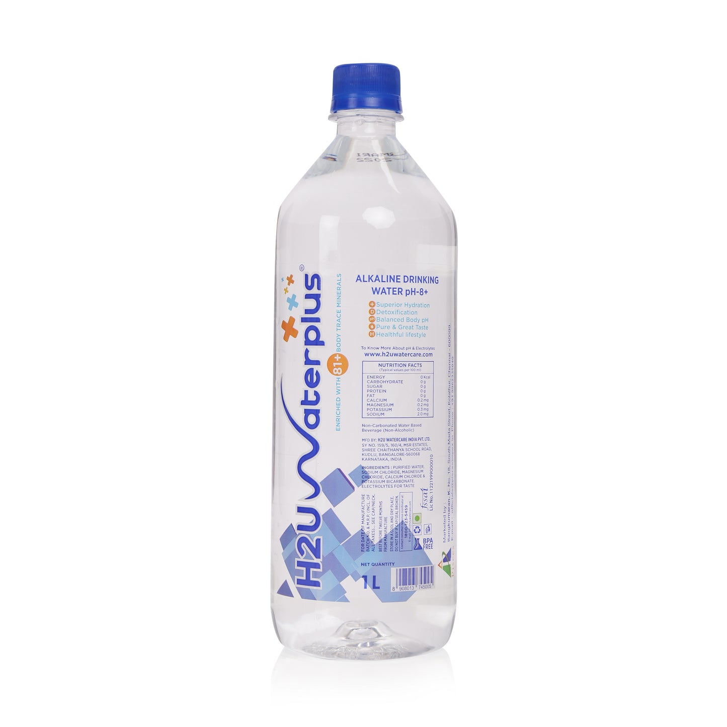 Ionized Alkaline Drink - Bottle 1000 ml