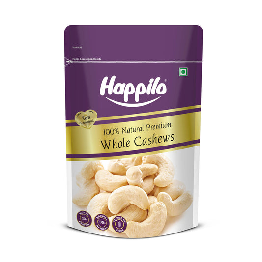 Premium Natural Whole Cashews 200 g