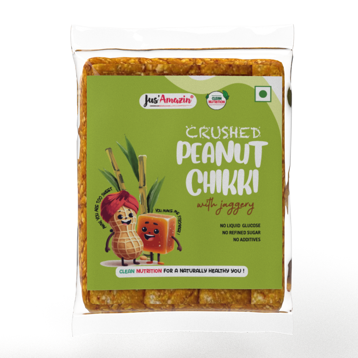 Crushed Peanut Chikki Pouch 100 g