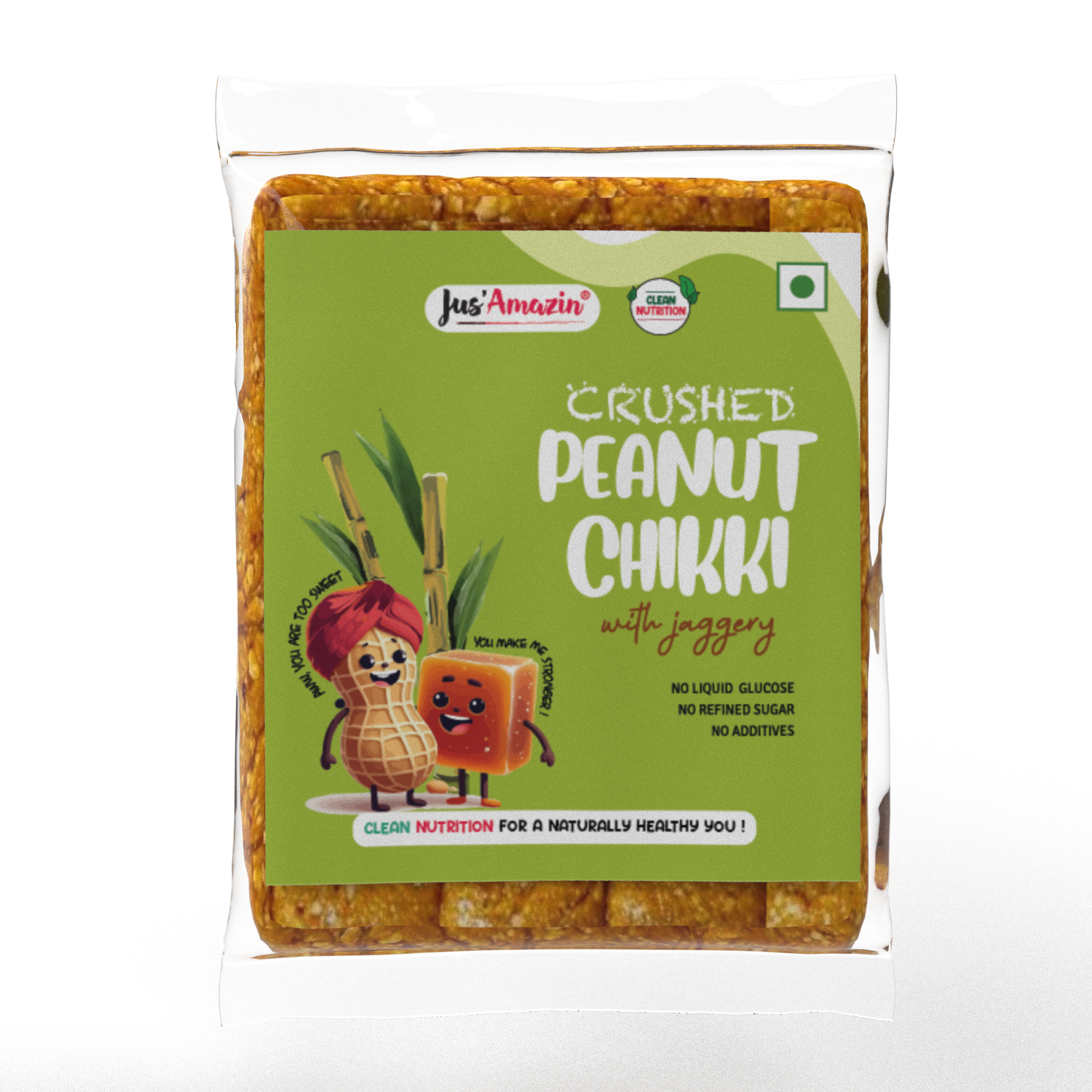 Crushed Peanut Chikki Pouch 100 g