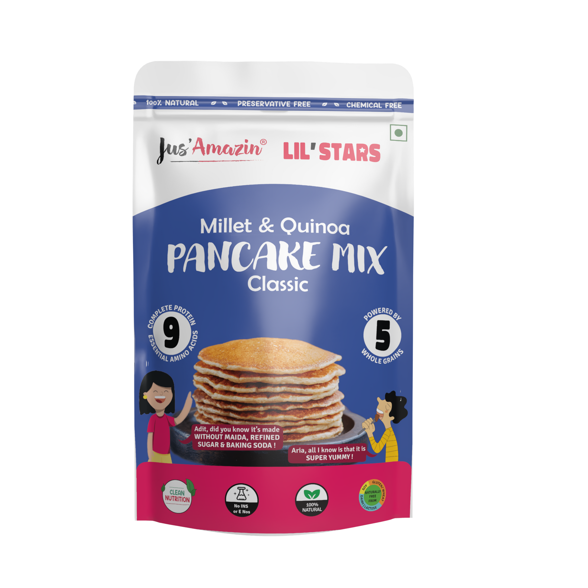 Millet & Quinoa Pan Cake Mix Classic 250 g