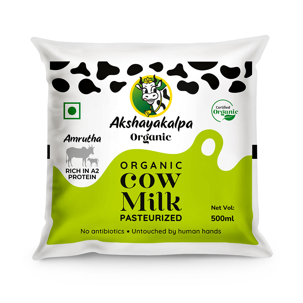Organic Cow Milk 500 ML