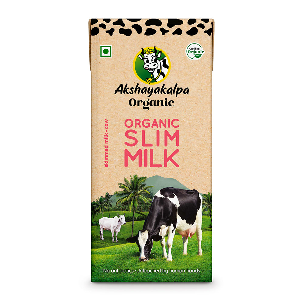 Organic Slim Milk Uht 1000 ML