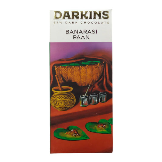 63% Artisanal Dark Chocolate With Paan 50 GM