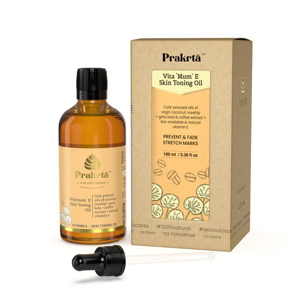Vita Mum E Skin Toning Oil With Vitamin E And 100 ML