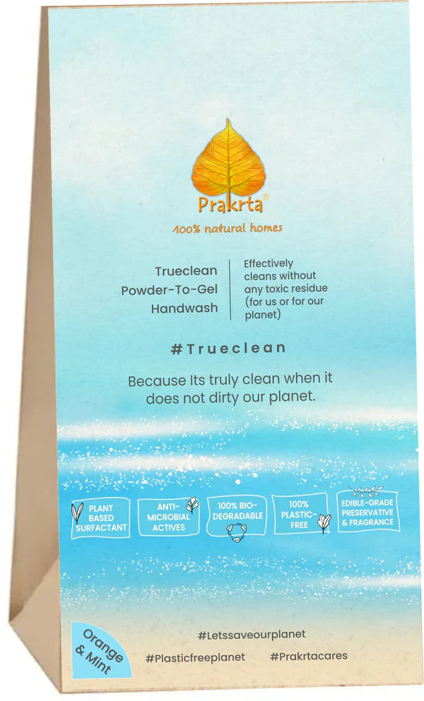 Trueclean Hand Wash Powder To Gel 1000 ML