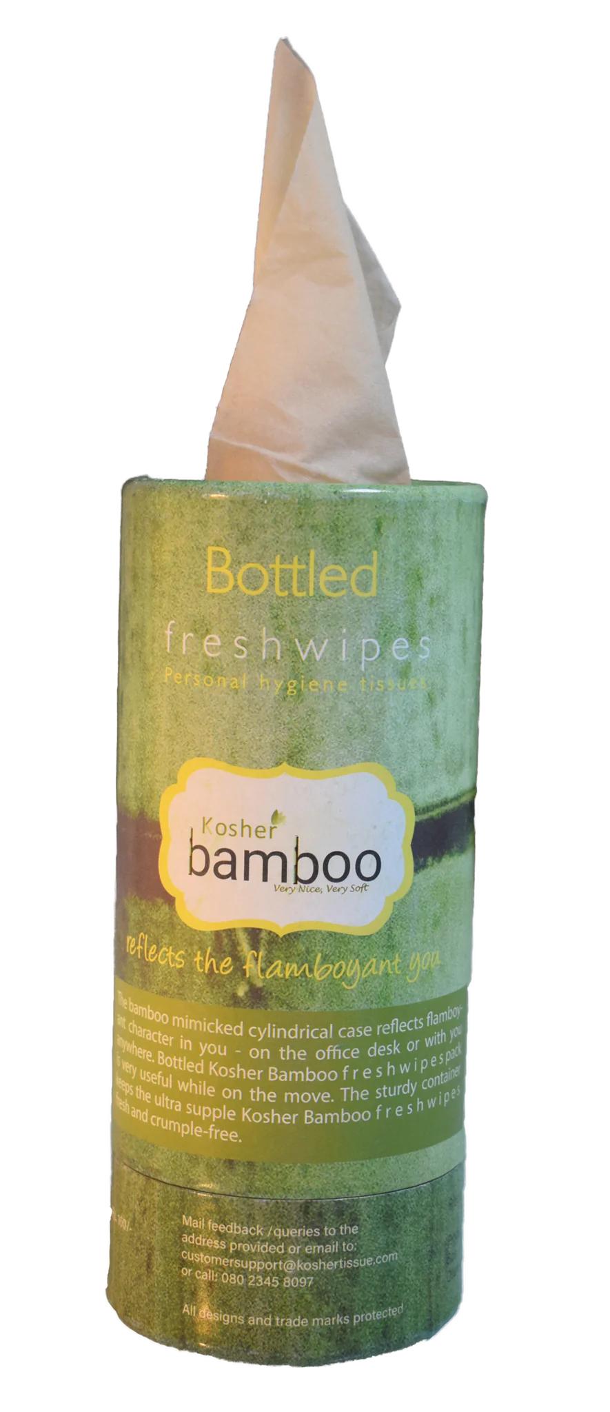 Bamboo Bottle Tissue (80 Pulls ) 2 Ply With 110 g