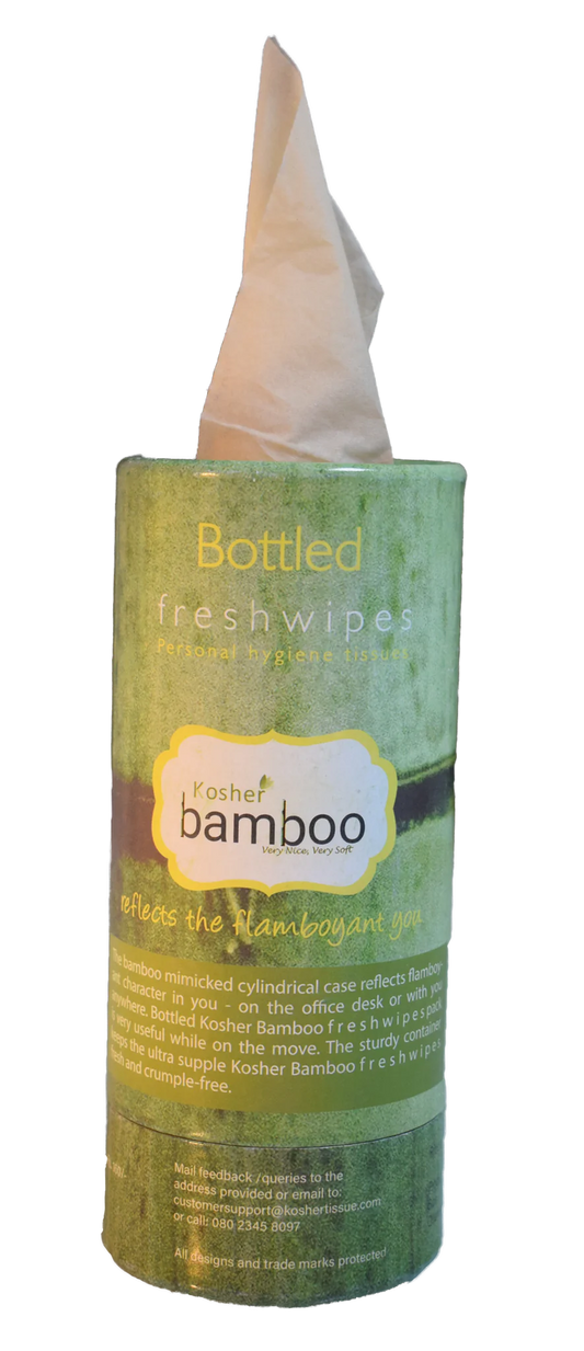 Bamboo Bottle Tissue (80 Pulls ) 2 Ply With 110 g