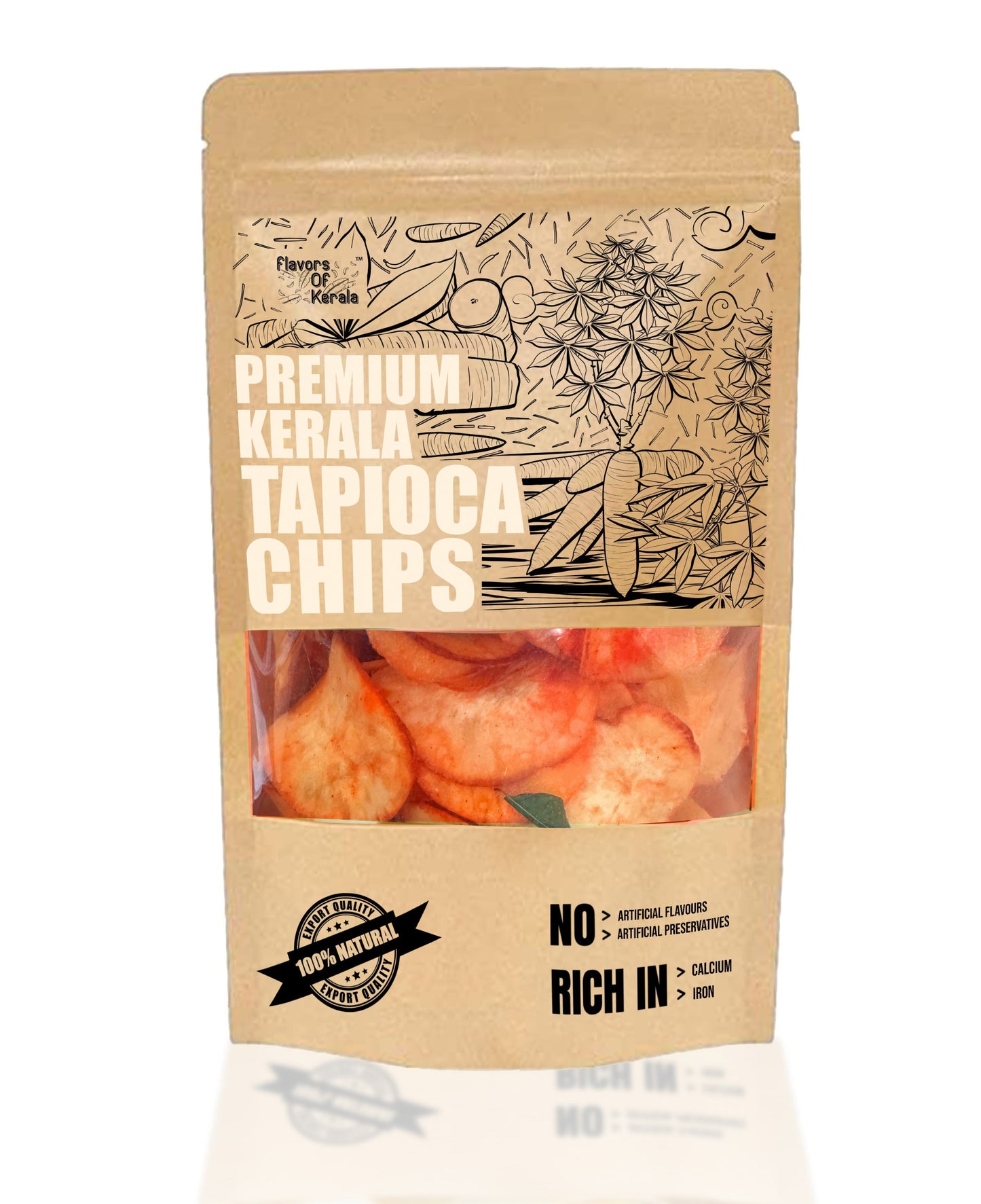 Premium Kerala Spicy Tapioca Chips 200 g
