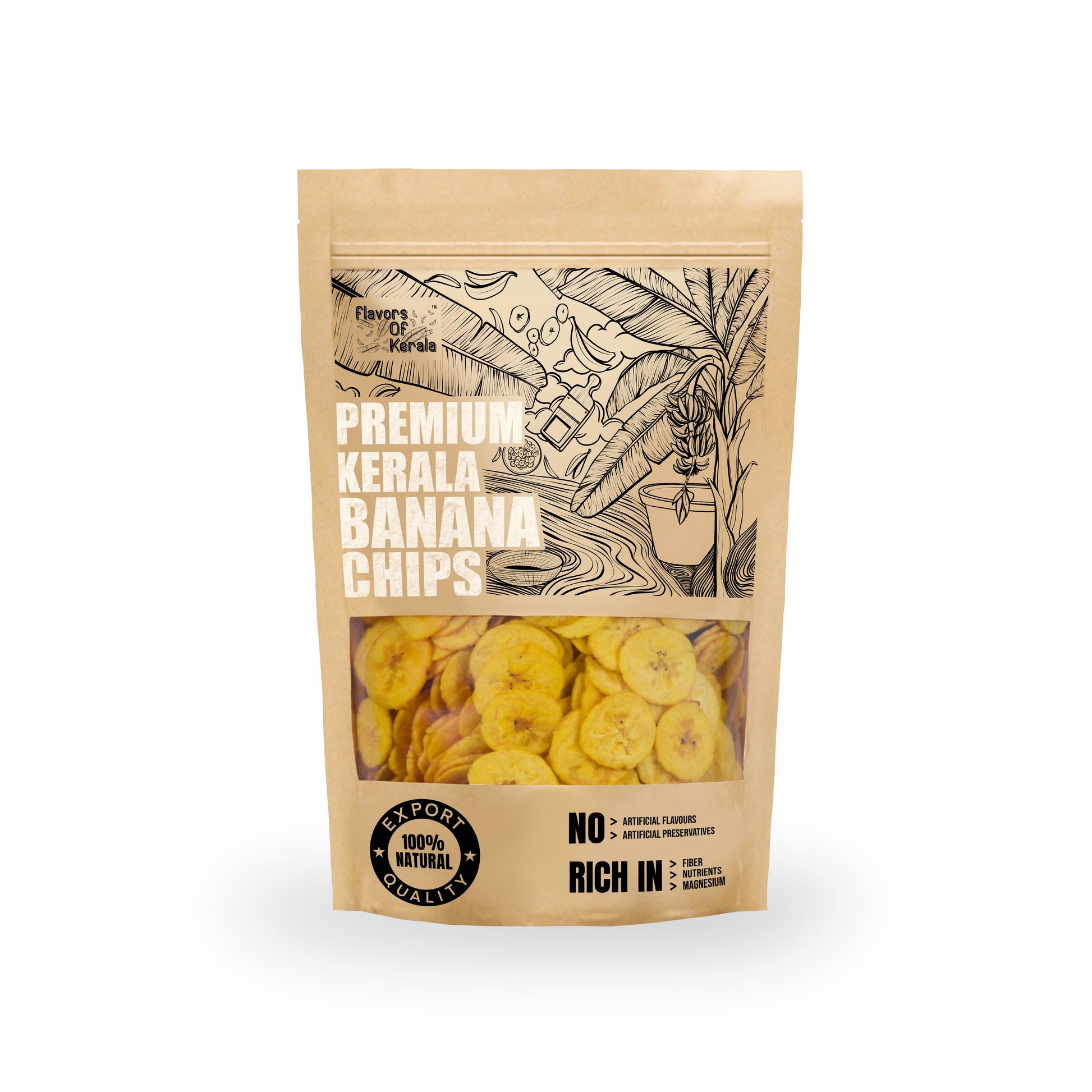 Premium Kerala Banana Chips In Coconut Oil 150 g