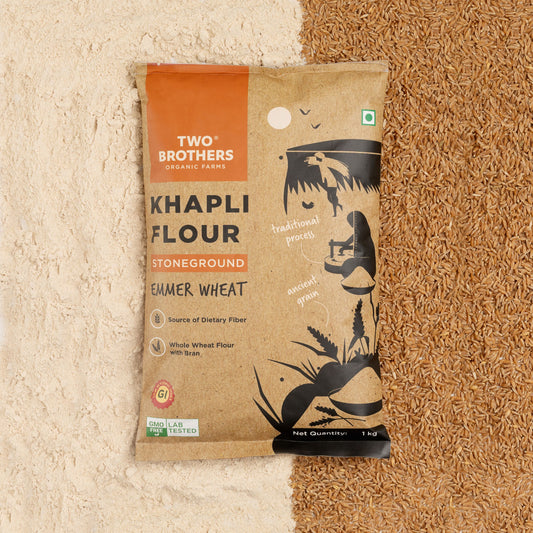 Stoneground Organic Khapli Wheat Atta 2 kg