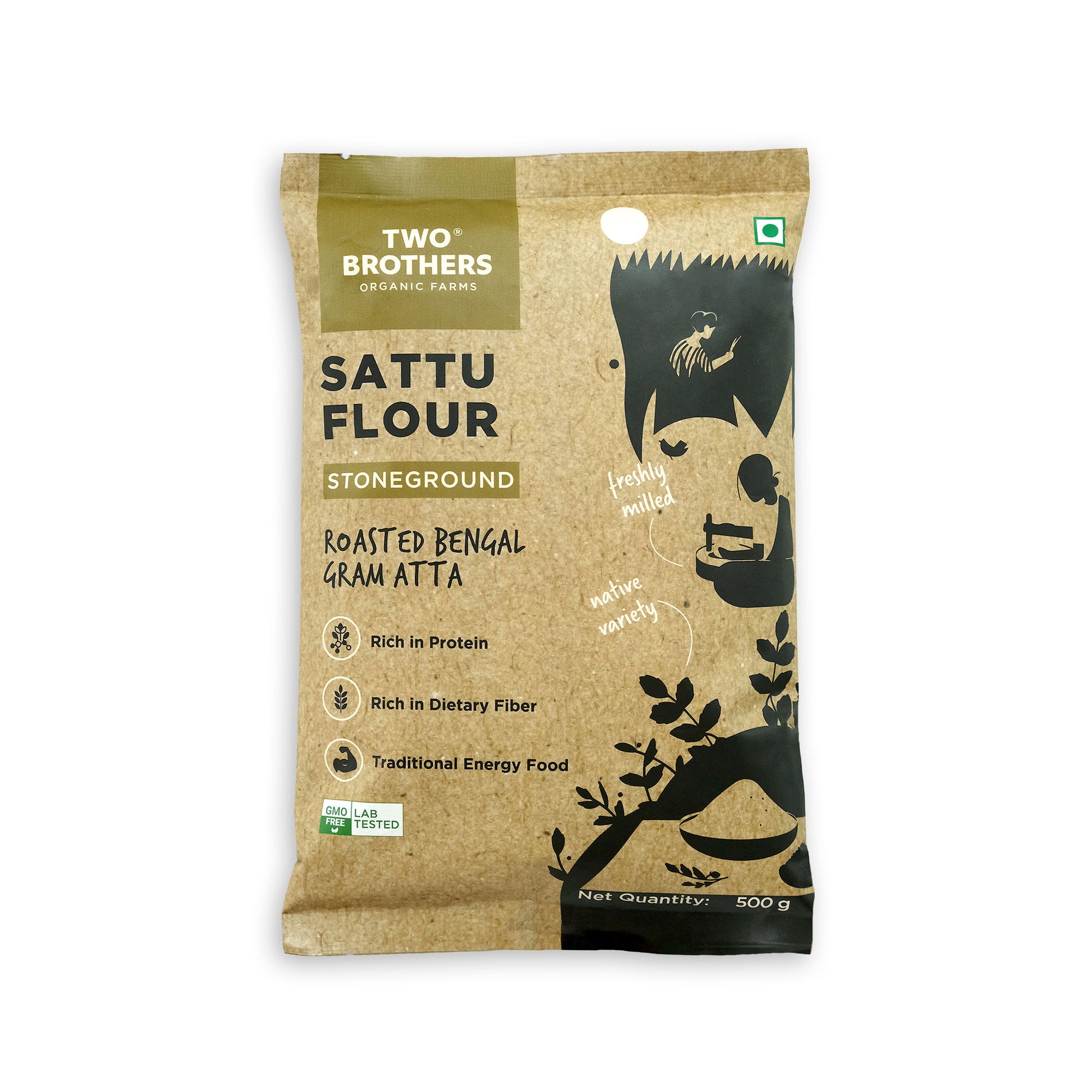 Stonegrounded Protein Rich Sattu Atta 500 g