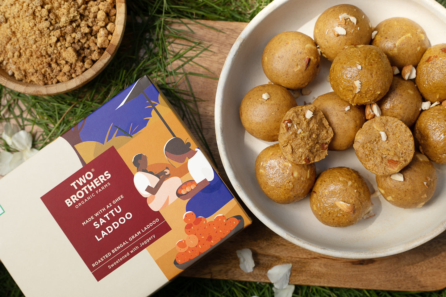 Sattu And Jaggery Laddu Box 175 g