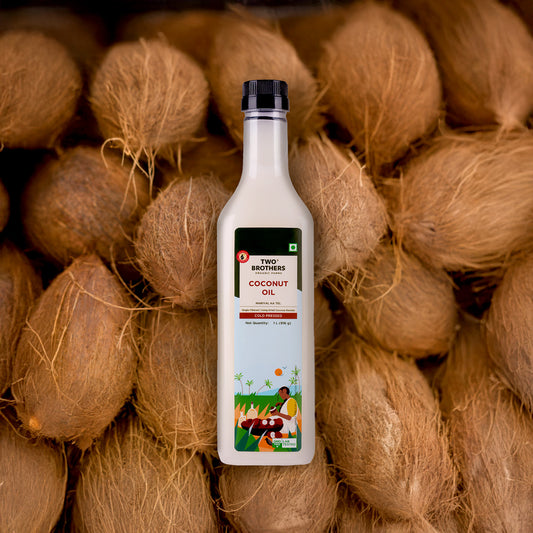 Coconut Oil Wood - Pressed Plastic Bottle 1 ltr