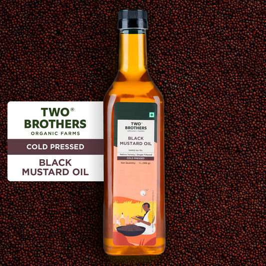 Woodpressed Black Mustard Oil Single Filtered 1 ltr