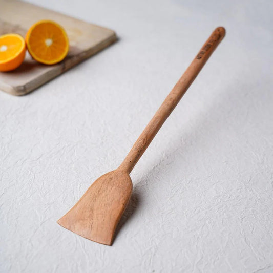 Neem Wood Cooking Spoon - Large Flip (37Cm | 1 Pcs