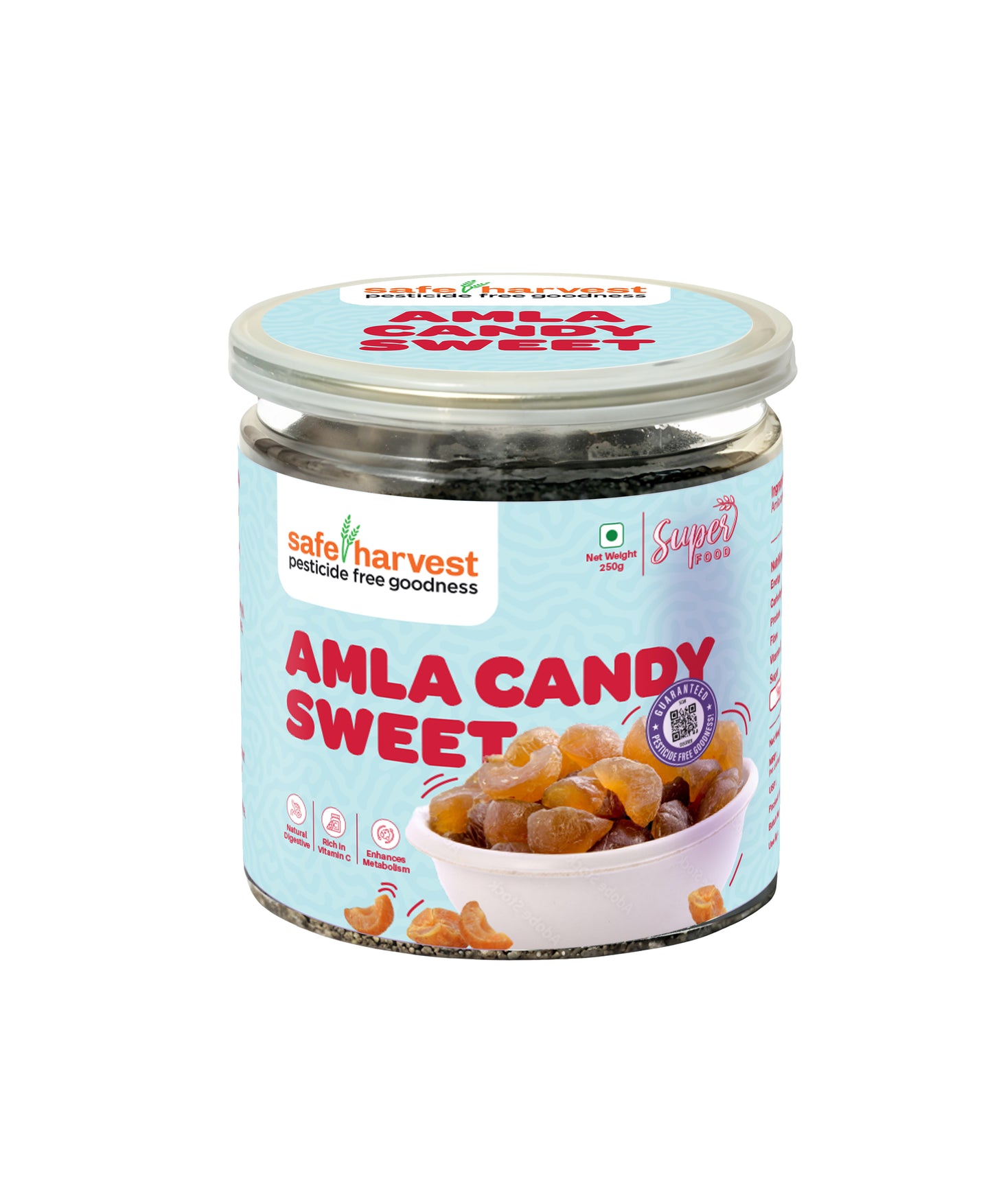 Pesticide Free Amla Candy Sweet 250 g