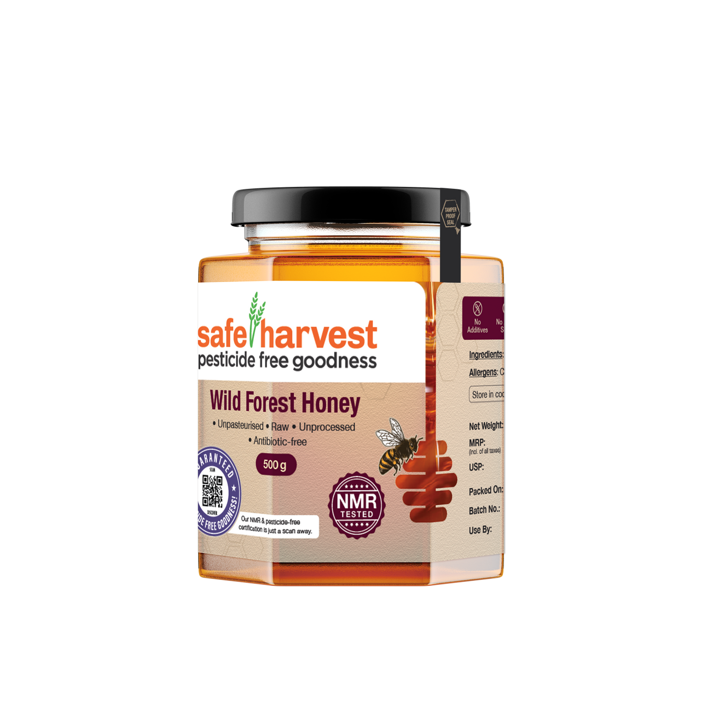 Pesticide Wild Forest Honey 500 g