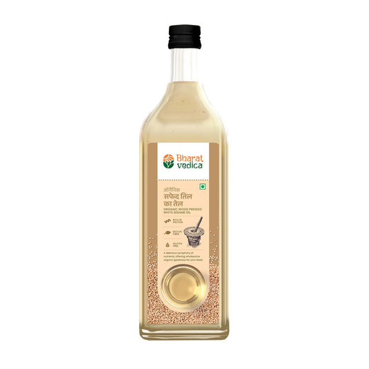 Wood Pressed Organic White Sesame Oil 1 ltr