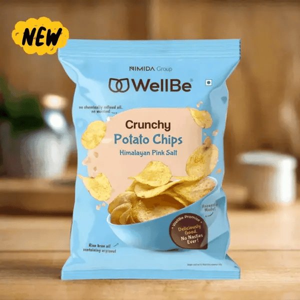 Wellbe - Potato Chips Himalayan Pink Salt 80 g