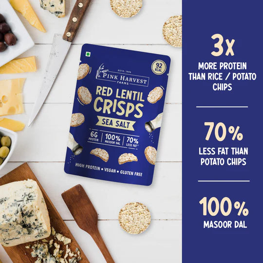 Red Lentil Crispy Sea Salt 25 g