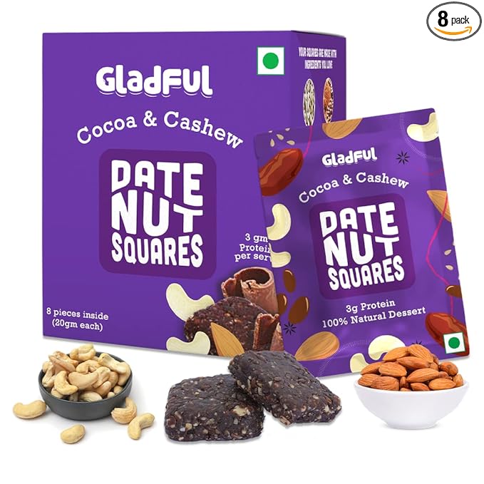 Date Nut Squares Coco And Cashew 1 Pouch 20 g
