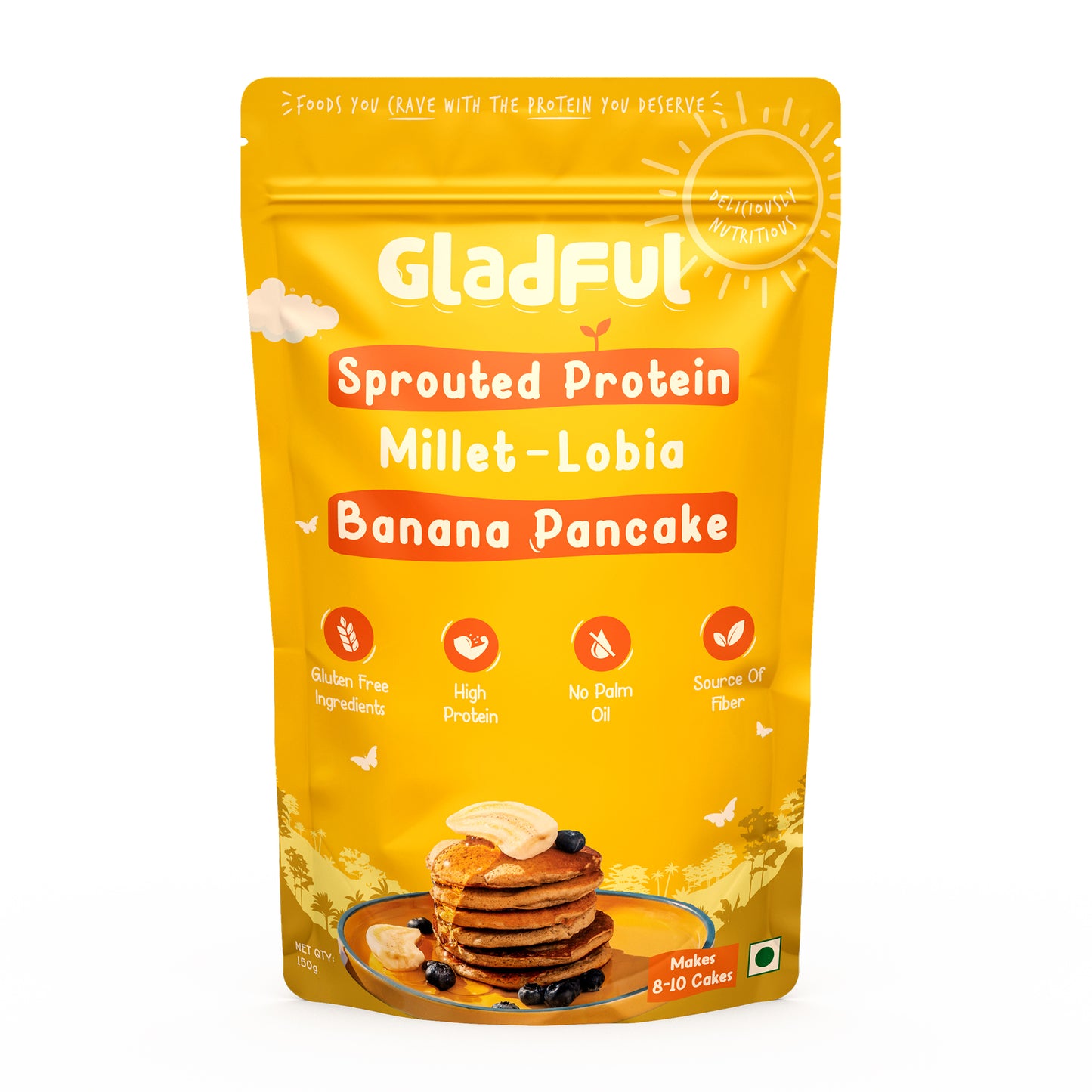 Banana Pancake With Jowar And Oats 150 g