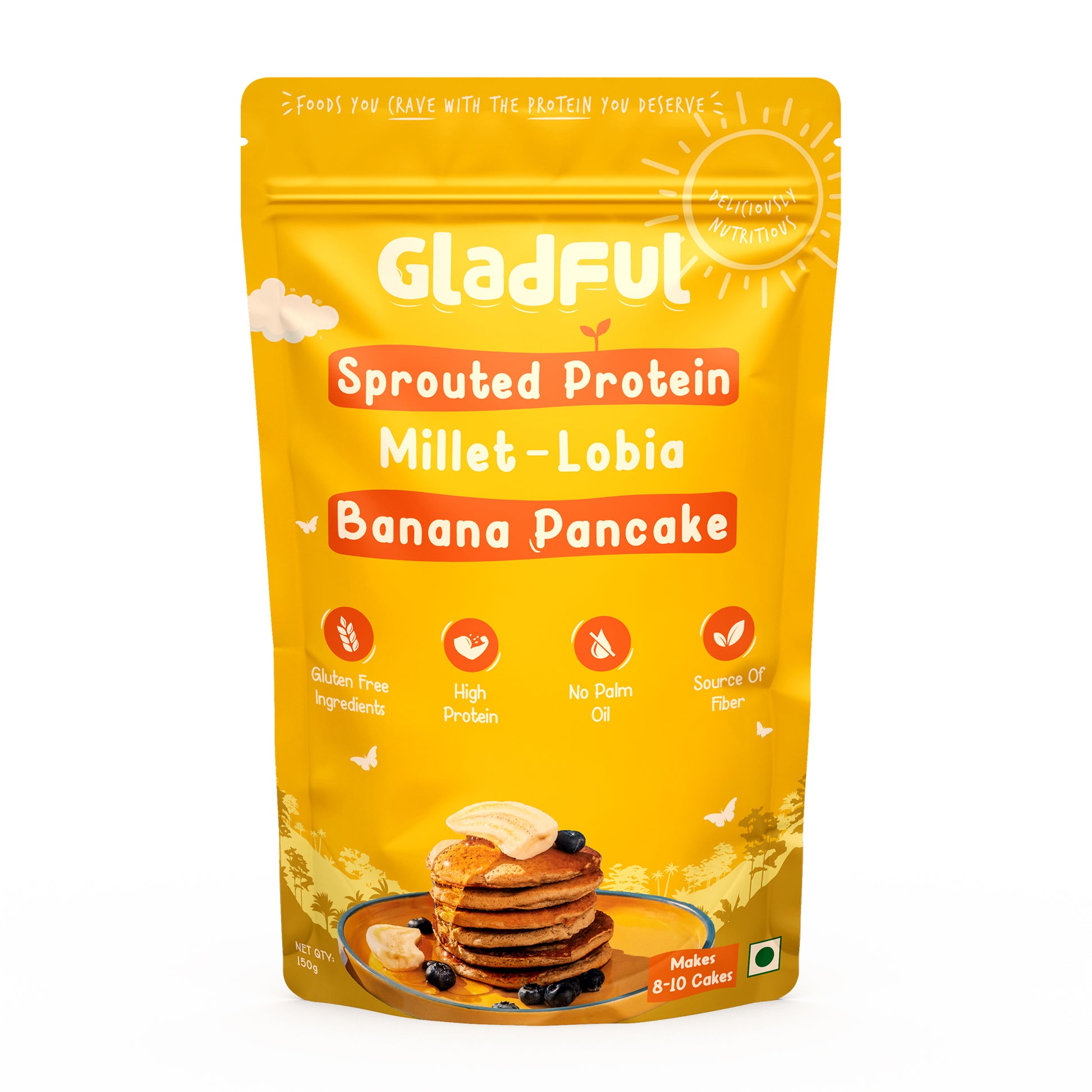 Banana Pancake With Jowar And Oats 150 g