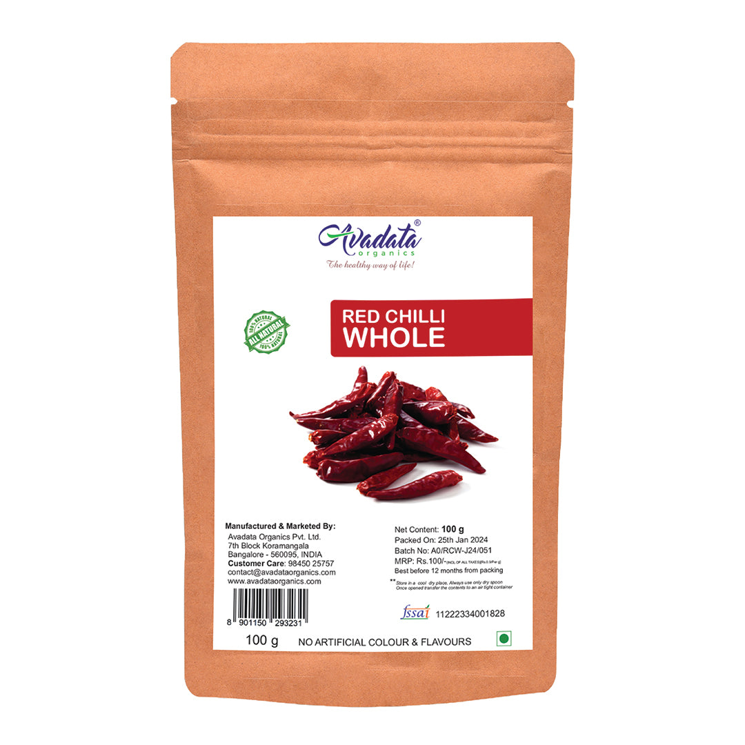 Dry Red Chilli Whole 100 GM